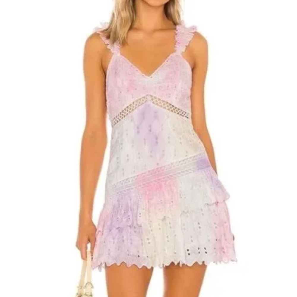 Loveshackfancy Desra dress candyland hand dye size 2